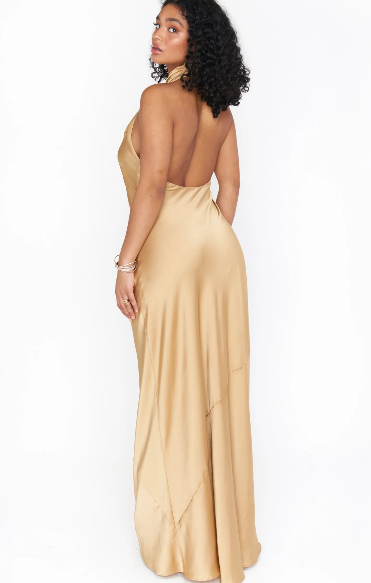 Kids Show Me Your Mumu Jasmine Halter Maxi Dress