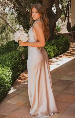 Kids Show Me Your Mumu Jasmine Halter Maxi Dress