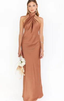 Kids Show Me Your Mumu Jasmine Halter Maxi Dress