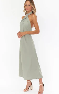 Show Me Your Mumu Jasmine Halter Midi Dress
