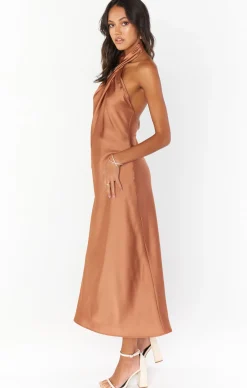Kids Show Me Your Mumu Jasmine Halter Midi Dress
