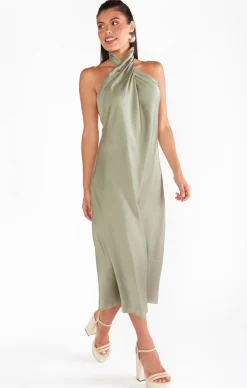 Kids Show Me Your Mumu Jasmine Halter Midi Dress