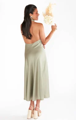Kids Show Me Your Mumu Jasmine Halter Midi Dress