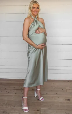 Kids Show Me Your Mumu Jasmine Halter Midi Dress