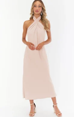 Kids Show Me Your Mumu Jasmine Halter Midi Dress