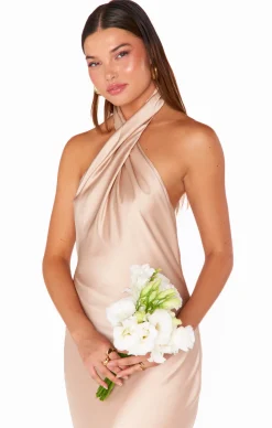 Kids Show Me Your Mumu Jasmine Halter Midi Dress