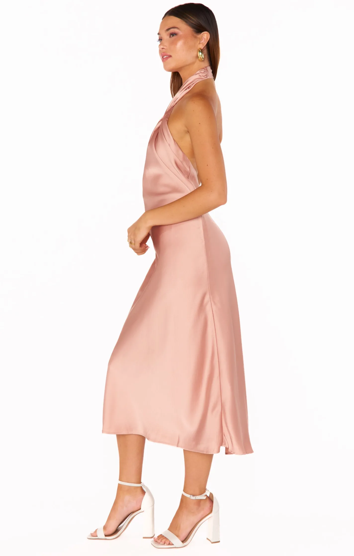 Kids Show Me Your Mumu Jasmine Halter Midi Dress