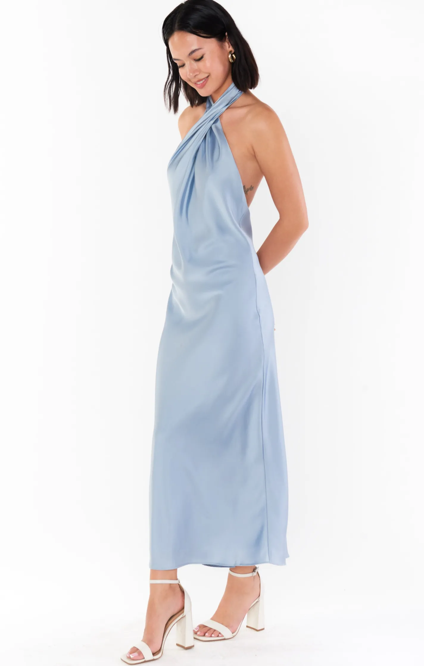 Show Me Your Mumu Jasmine Halter Midi Dress