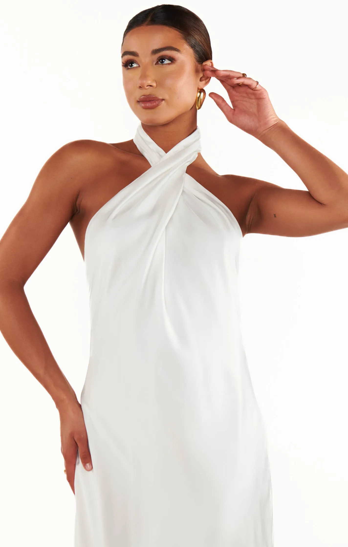 Show Me Your Mumu Jasmine Halter Midi Dress