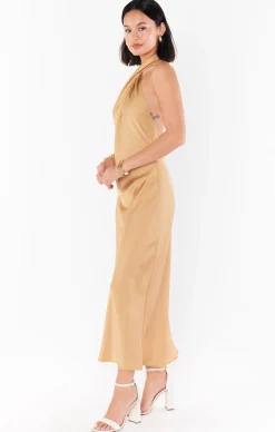 Show Me Your Mumu Jasmine Halter Midi Dress