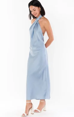 Show Me Your Mumu Jasmine Halter Midi Dress