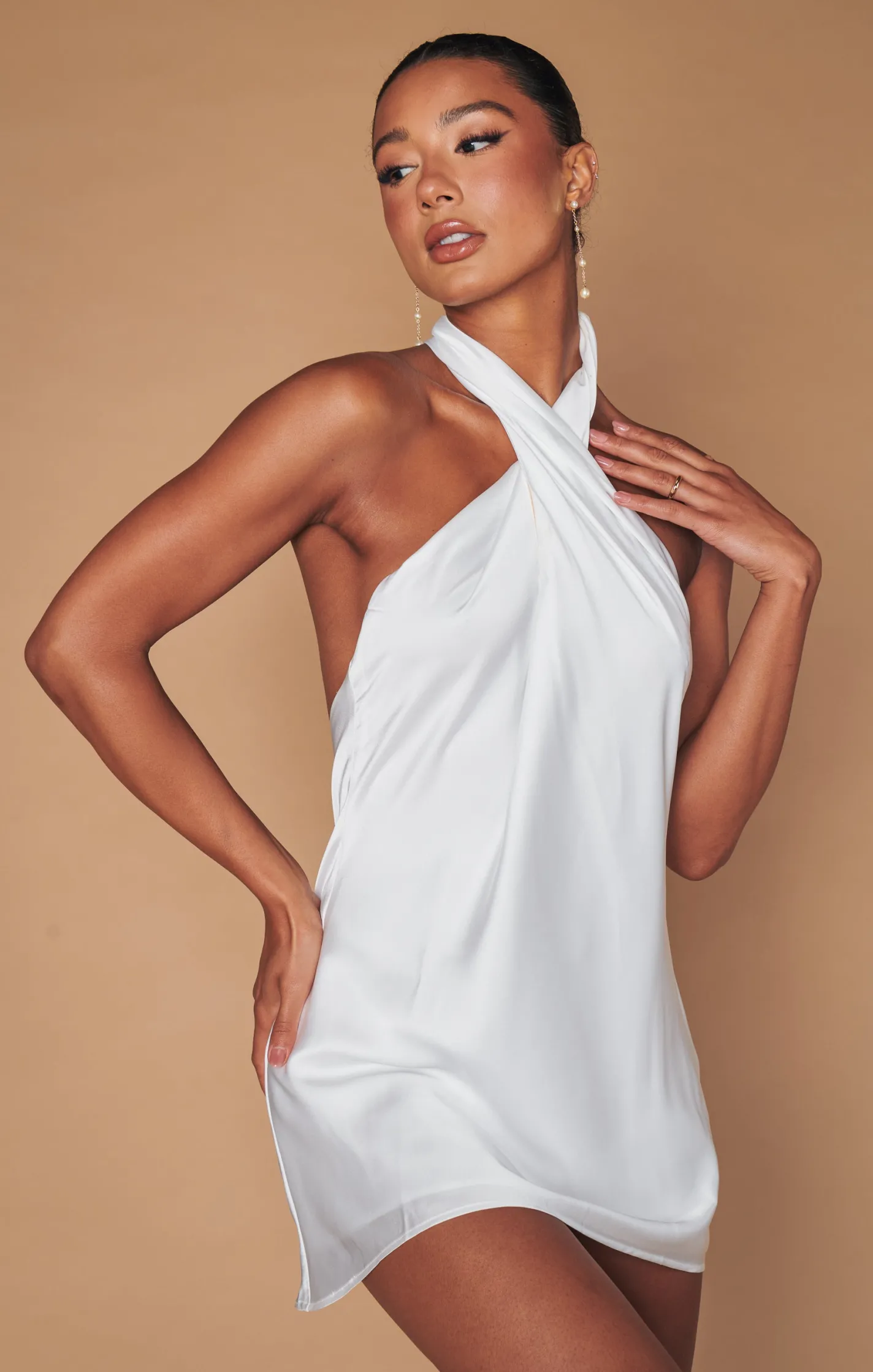 Show Me Your Mumu Jasmine Halter Mini Dress