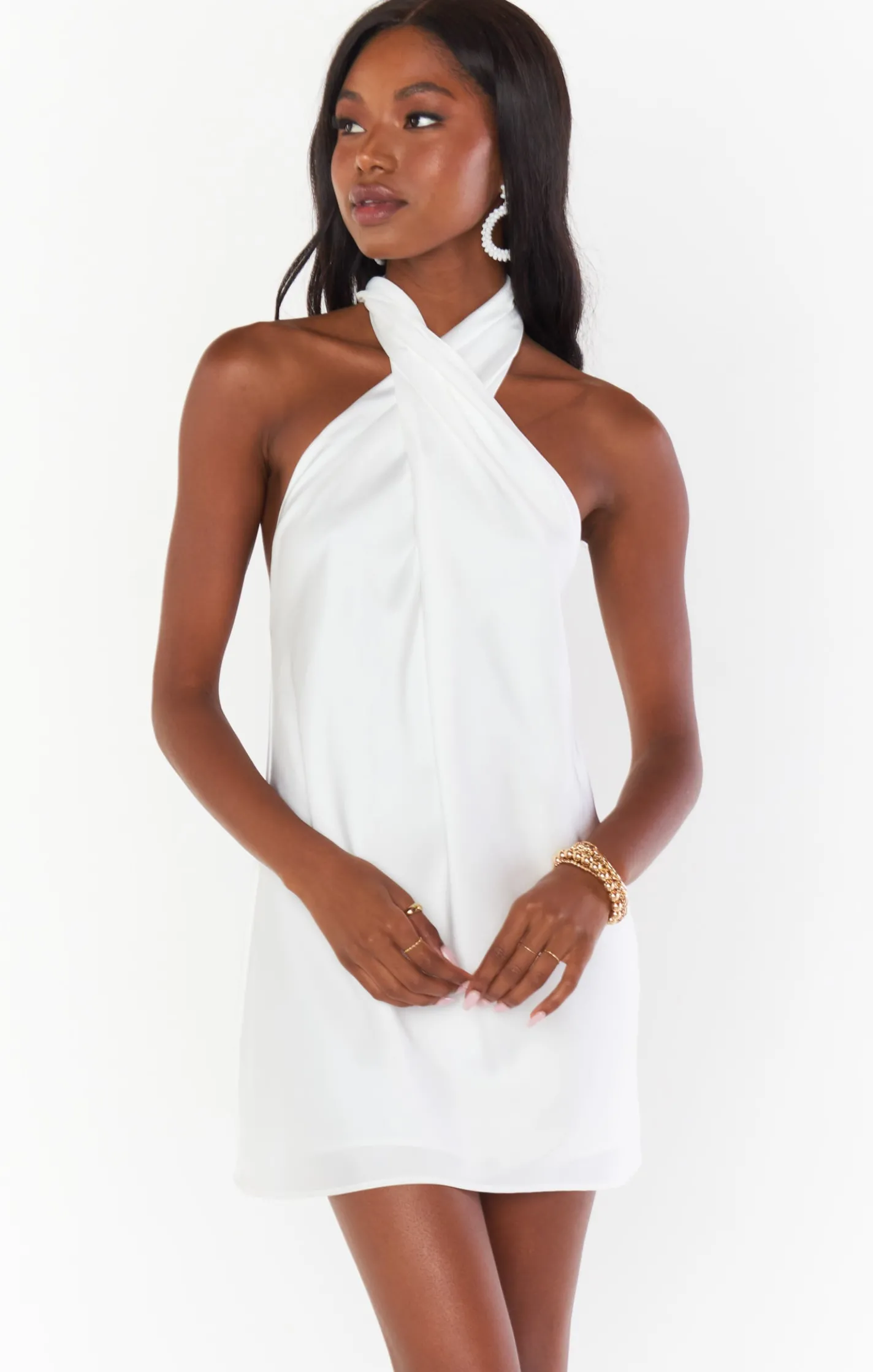 Show Me Your Mumu Jasmine Halter Mini Dress