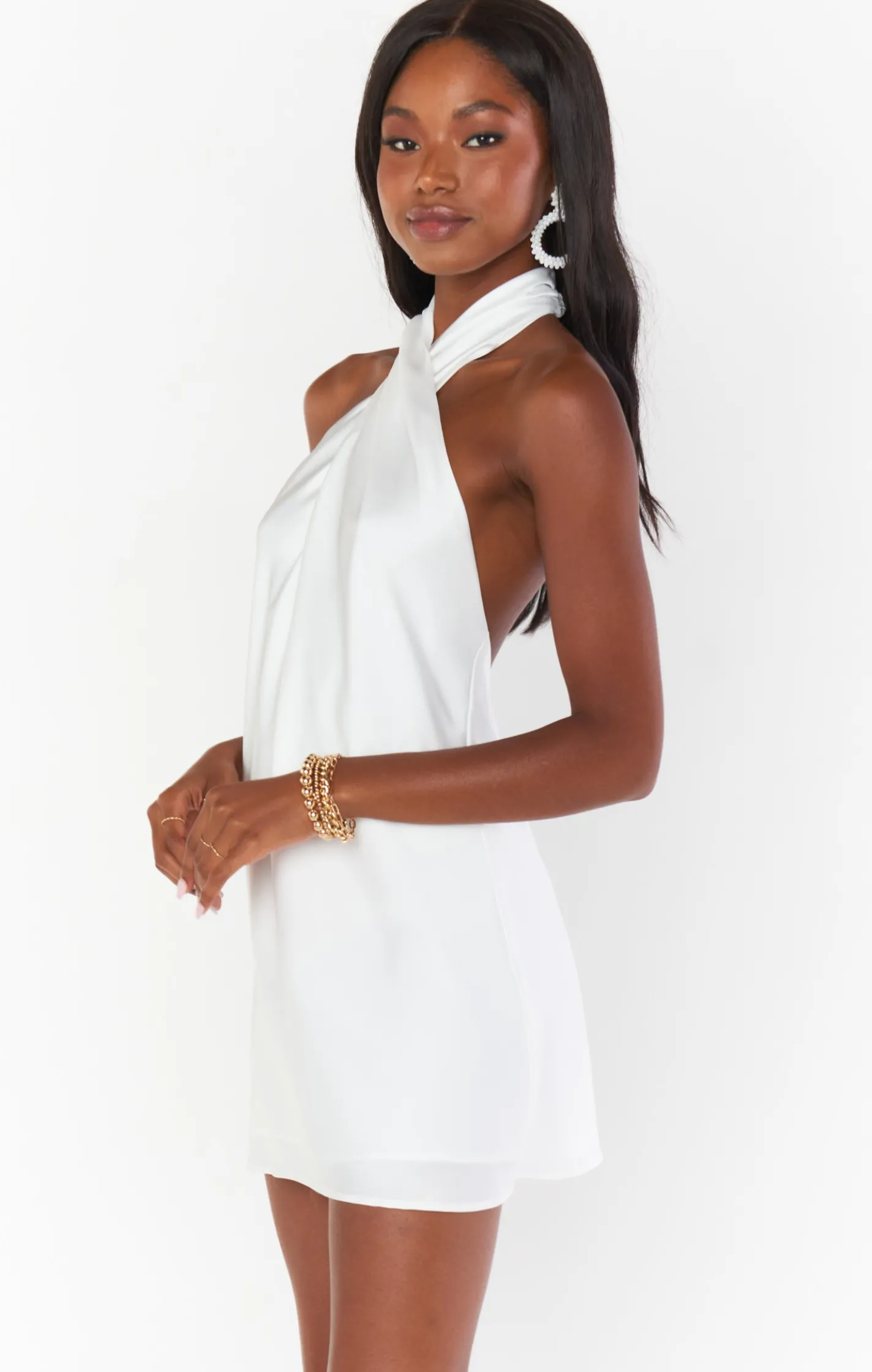 Show Me Your Mumu Jasmine Halter Mini Dress