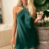 Show Me Your Mumu Jasmine Halter Mini Dress
