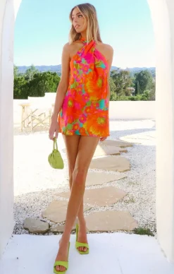 Show Me Your Mumu Jasmine Tie Mini Dress