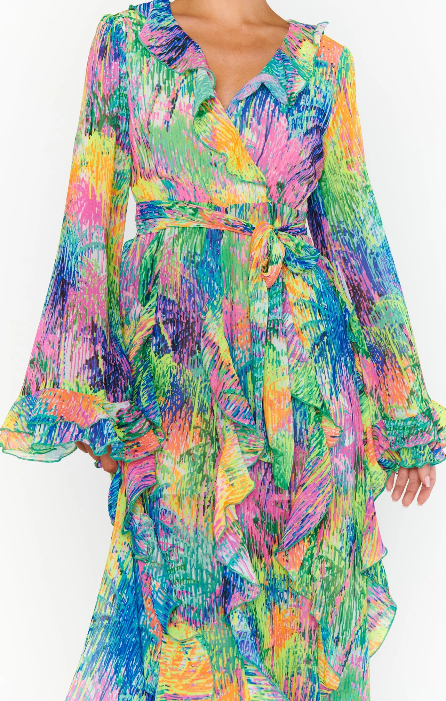 Kids Show Me Your Mumu Jenny Ruffle Maxi Dress