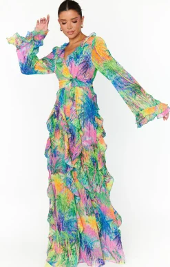 Kids Show Me Your Mumu Jenny Ruffle Maxi Dress