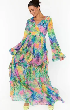 Show Me Your Mumu Jenny Ruffle Maxi Dress