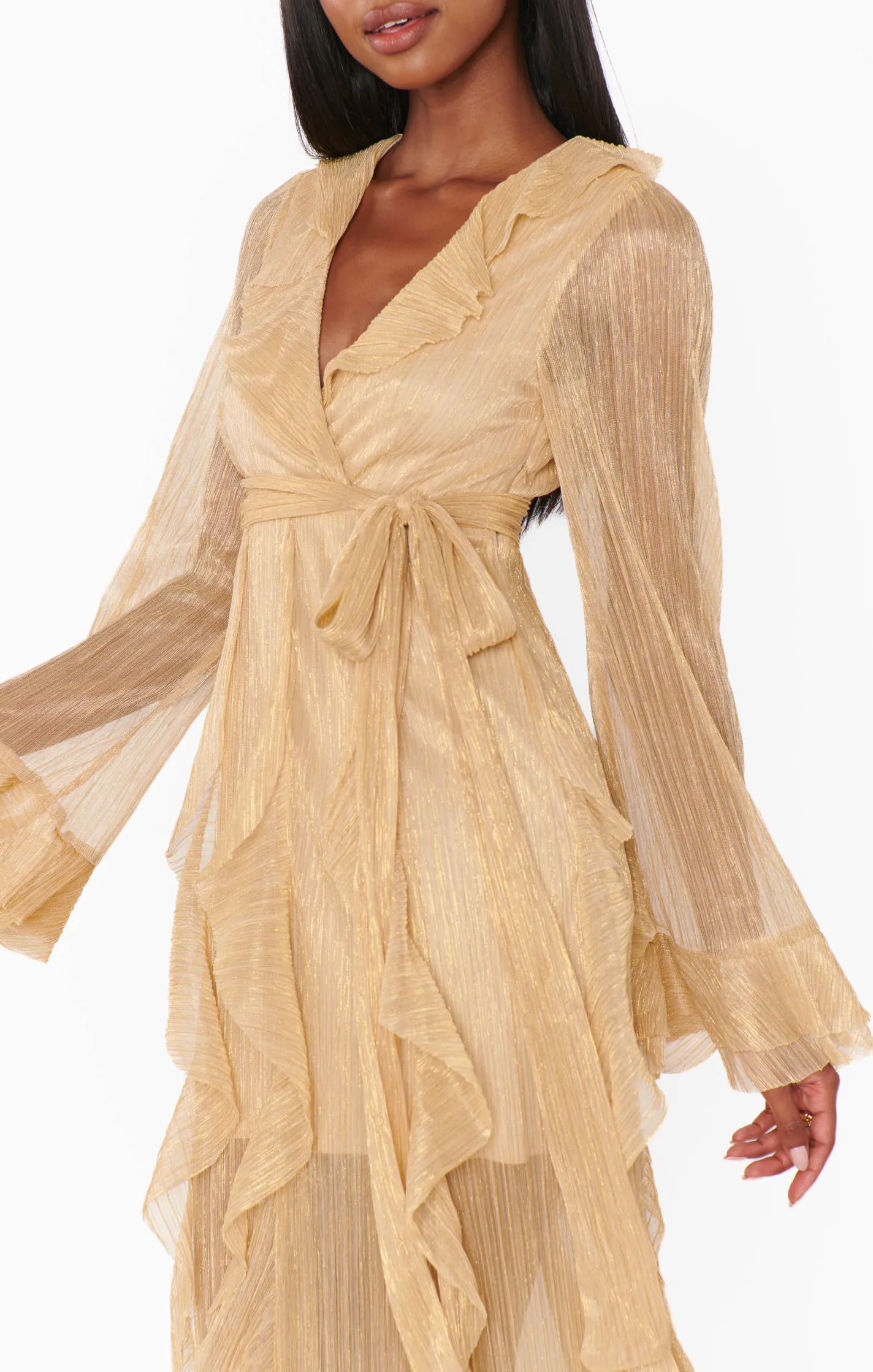 Kids Show Me Your Mumu Jenny Ruffle Maxi Dress