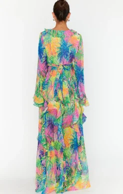 Show Me Your Mumu Jenny Ruffle Maxi Dress