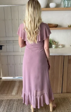 Kids Show Me Your Mumu Jess Ruffle Midi Dress