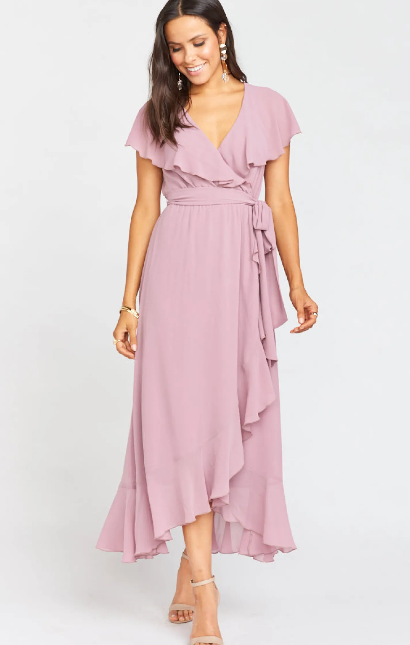 Kids Show Me Your Mumu Jess Ruffle Midi Dress