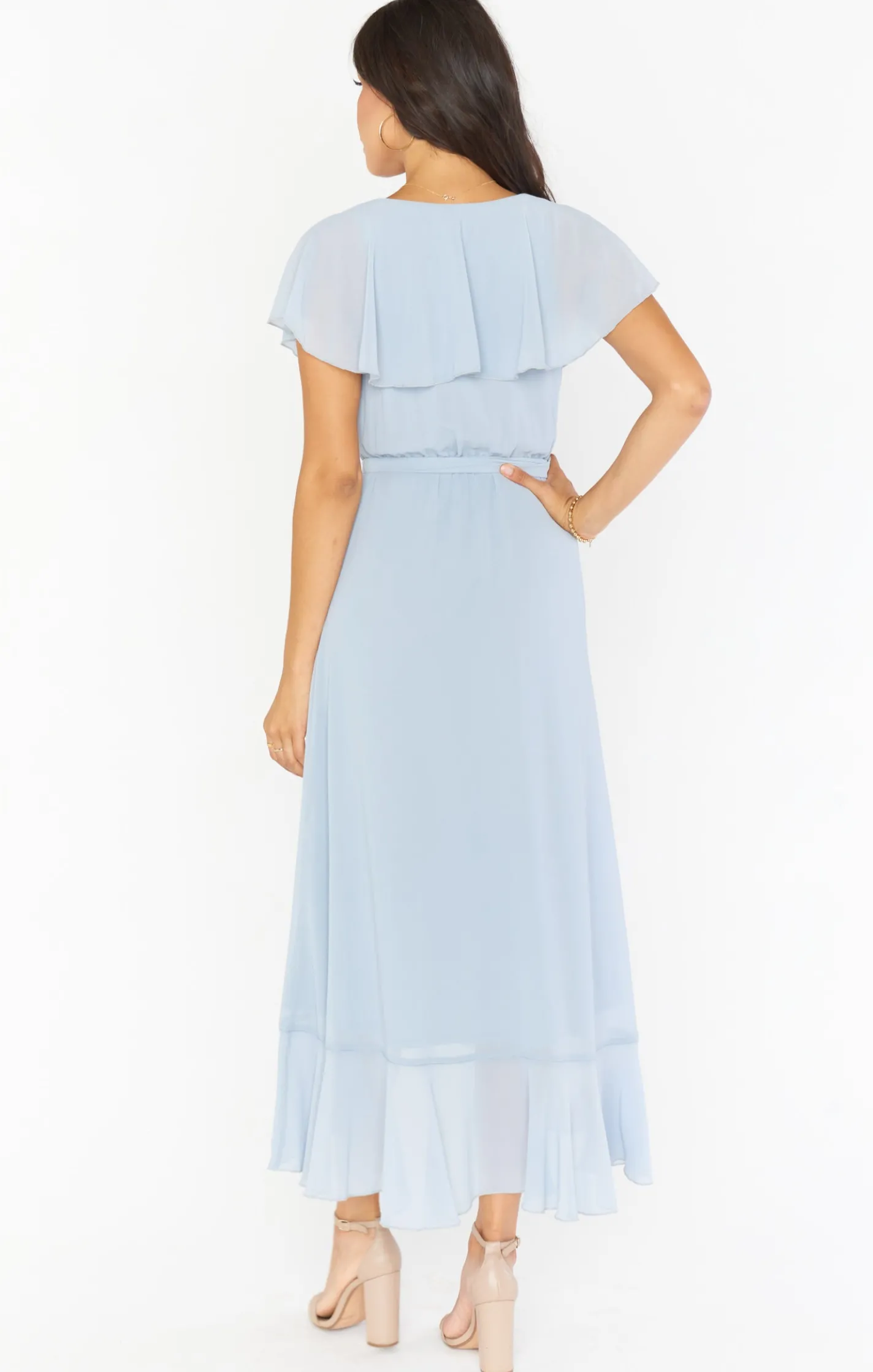 Kids Show Me Your Mumu Jess Ruffle Midi Dress