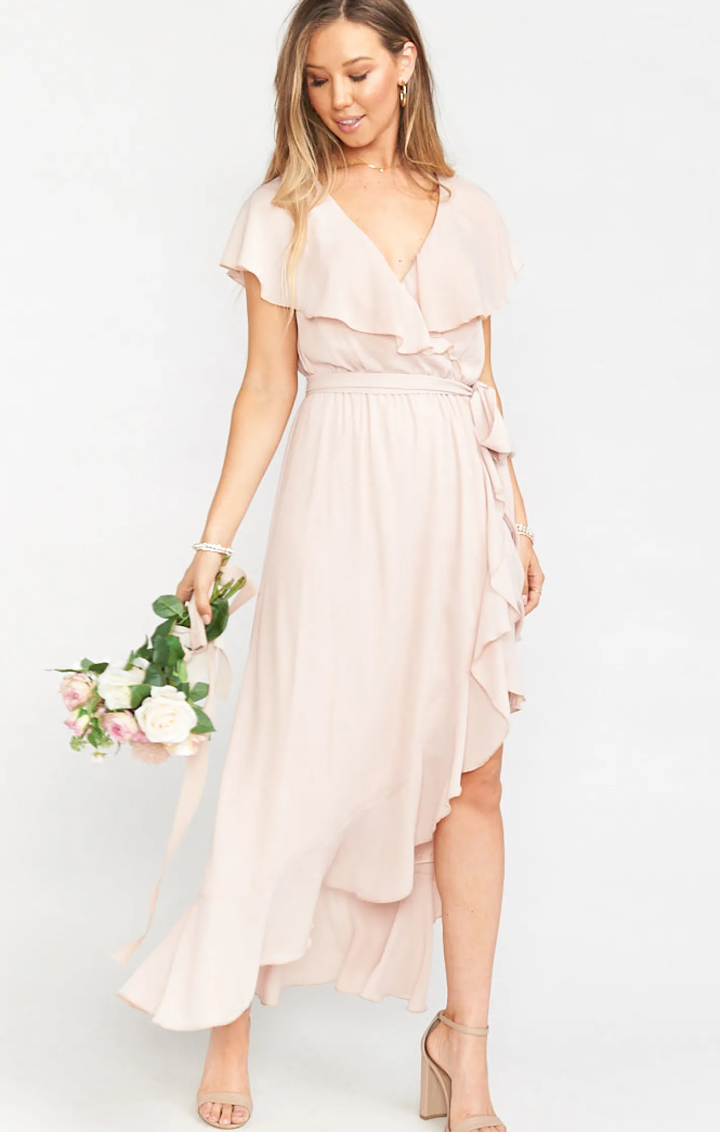 Show Me Your Mumu Jess Ruffle Midi Dress