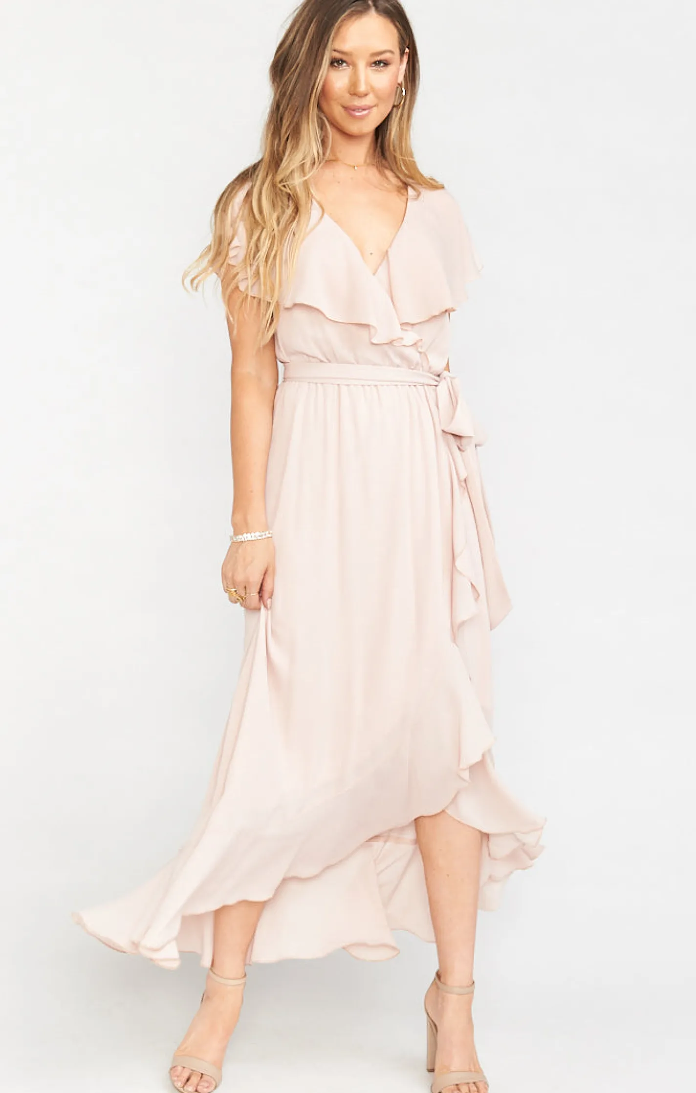 Show Me Your Mumu Jess Ruffle Midi Dress