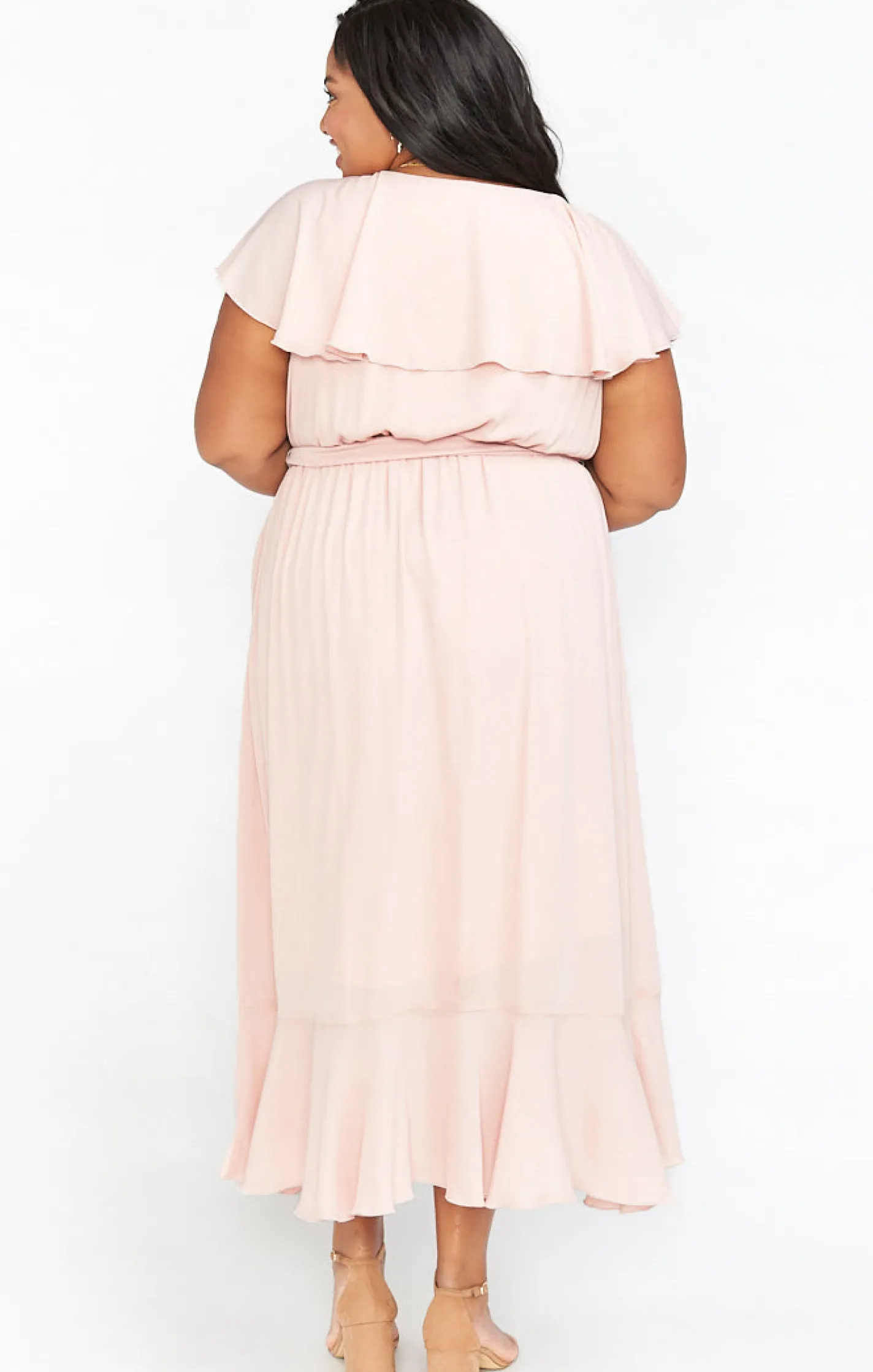 Show Me Your Mumu Jess Ruffle Midi Dress