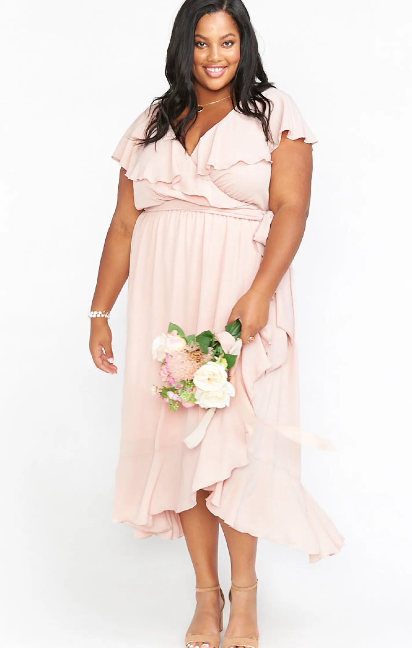 Show Me Your Mumu Jess Ruffle Midi Dress