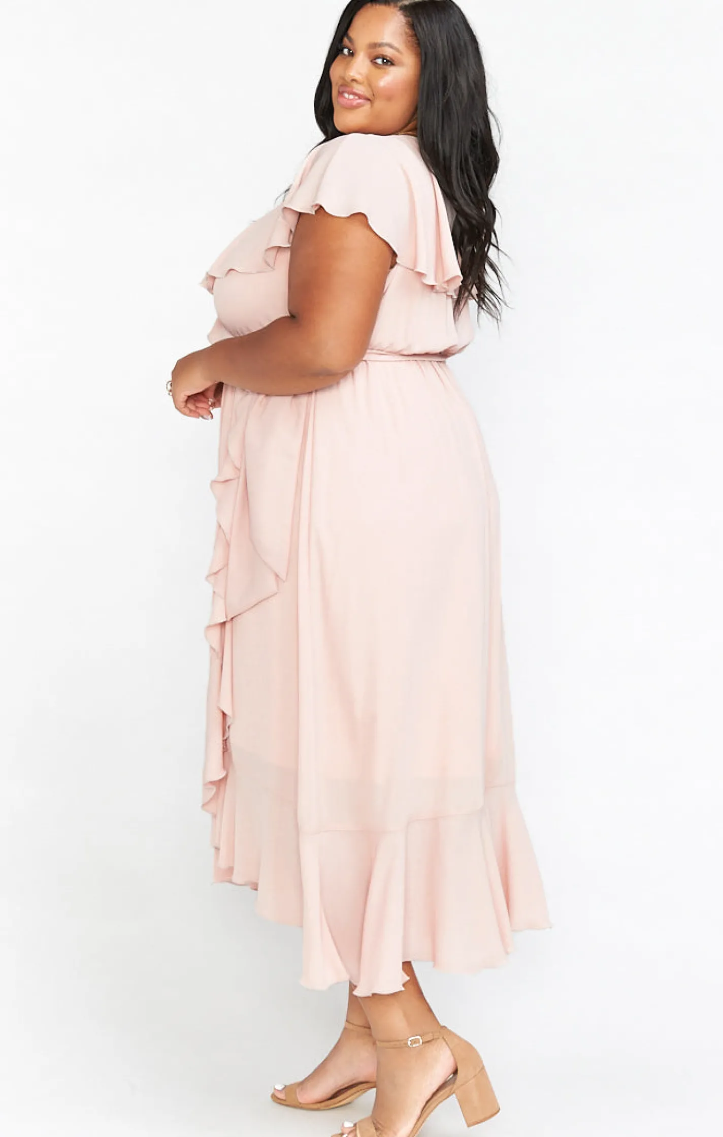 Show Me Your Mumu Jess Ruffle Midi Dress