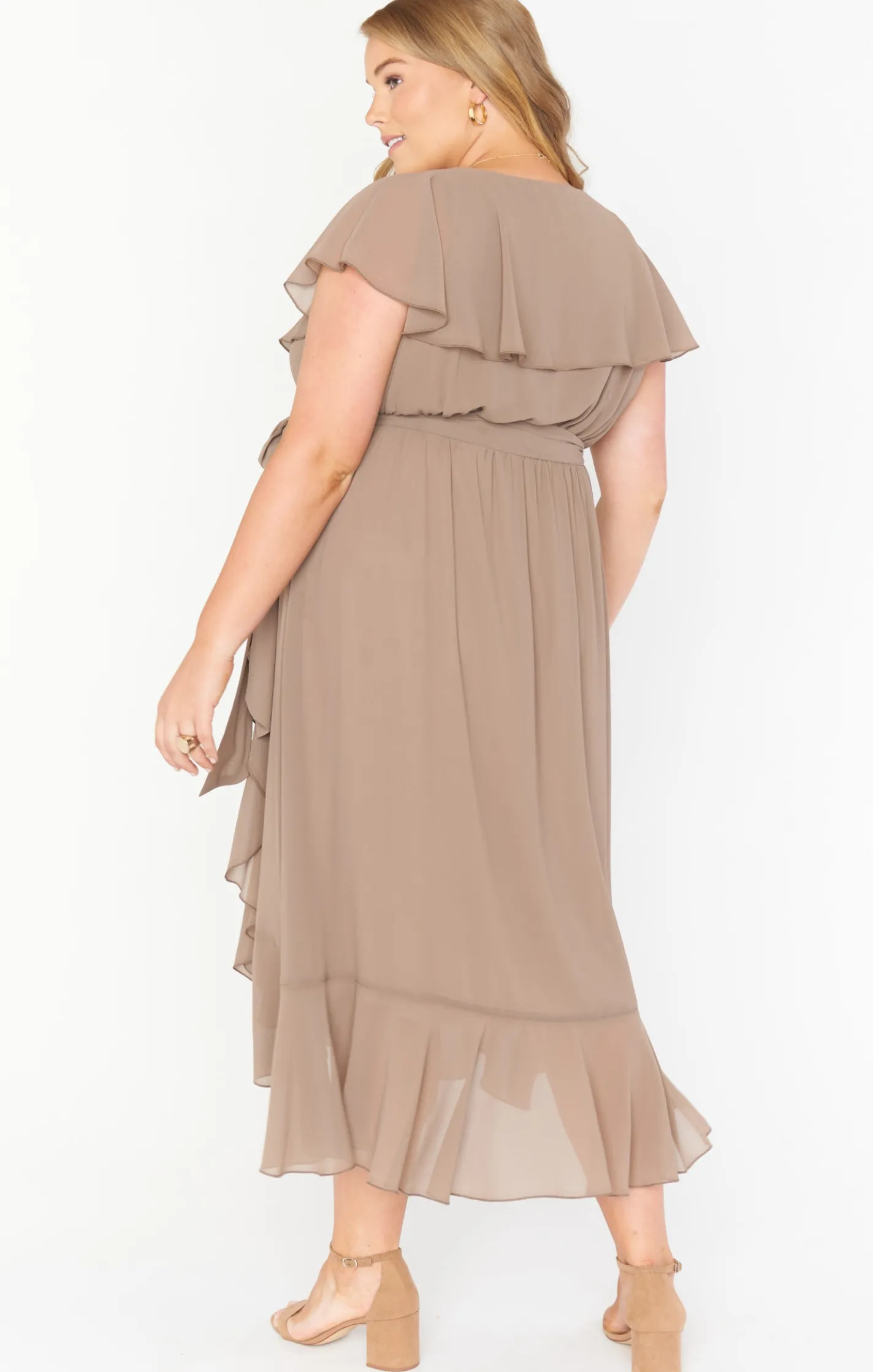 Show Me Your Mumu Jess Ruffle Midi Dress