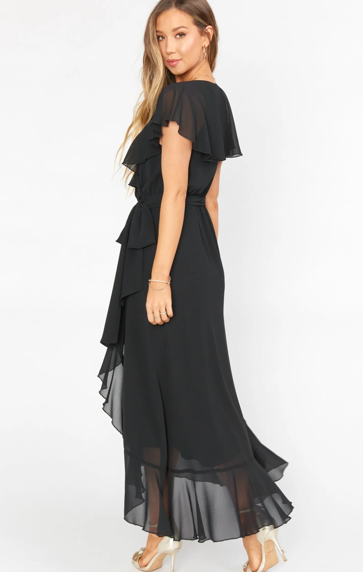 Show Me Your Mumu Jess Ruffle Midi Dress