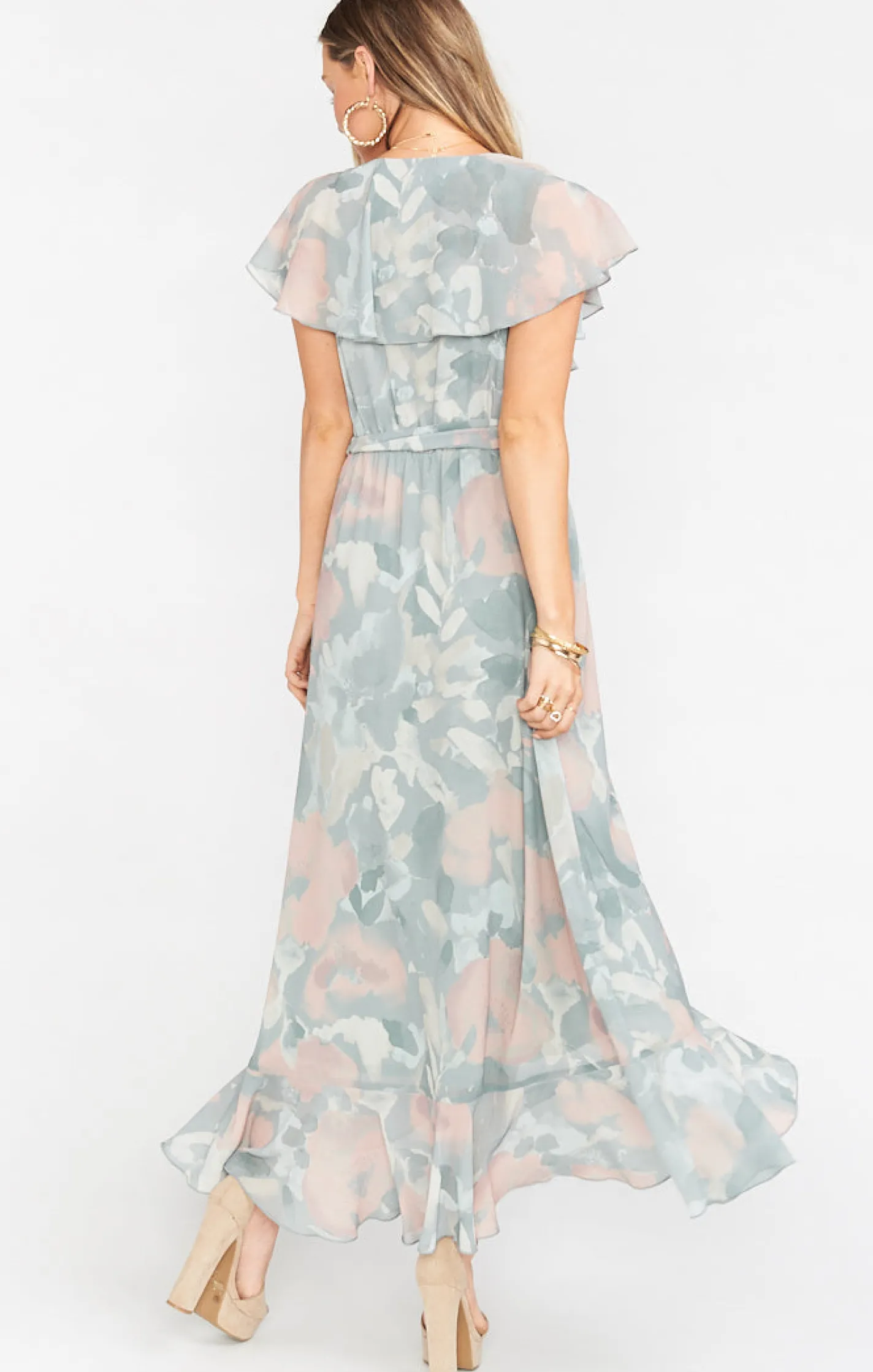 Show Me Your Mumu Jess Ruffle Midi Dress