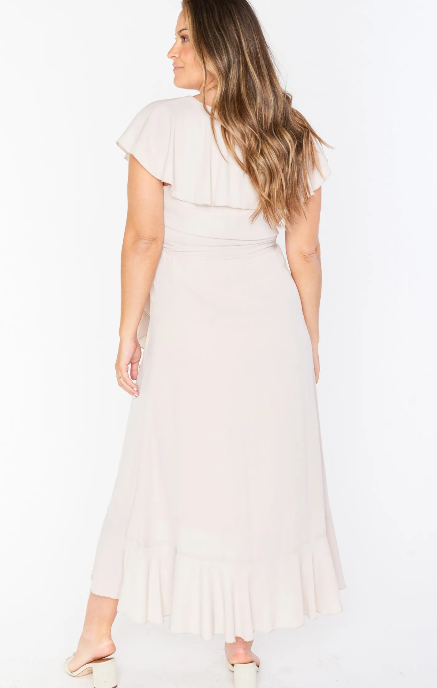 Show Me Your Mumu Jess Ruffle Midi Dress