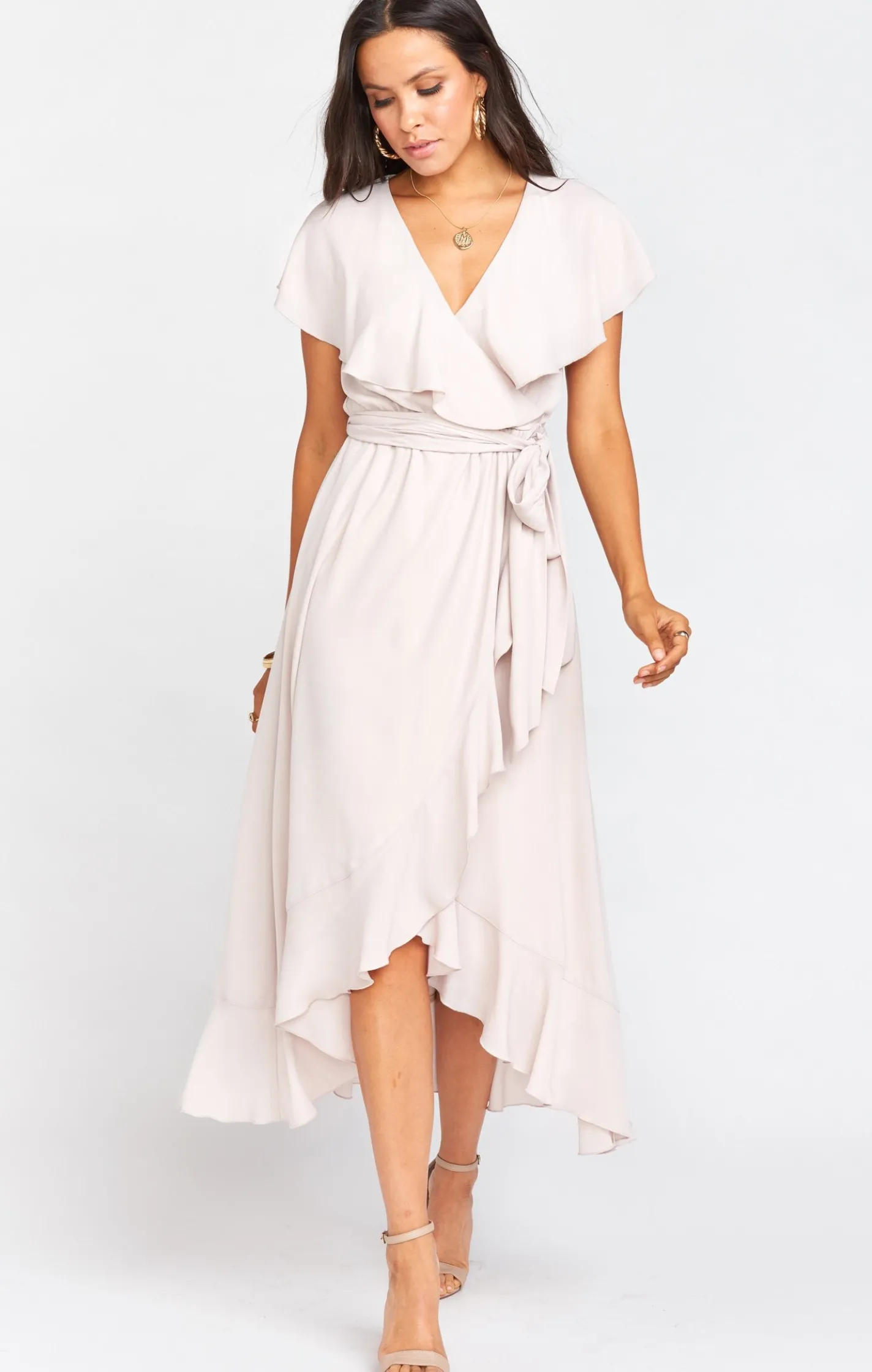 Show Me Your Mumu Jess Ruffle Midi Dress