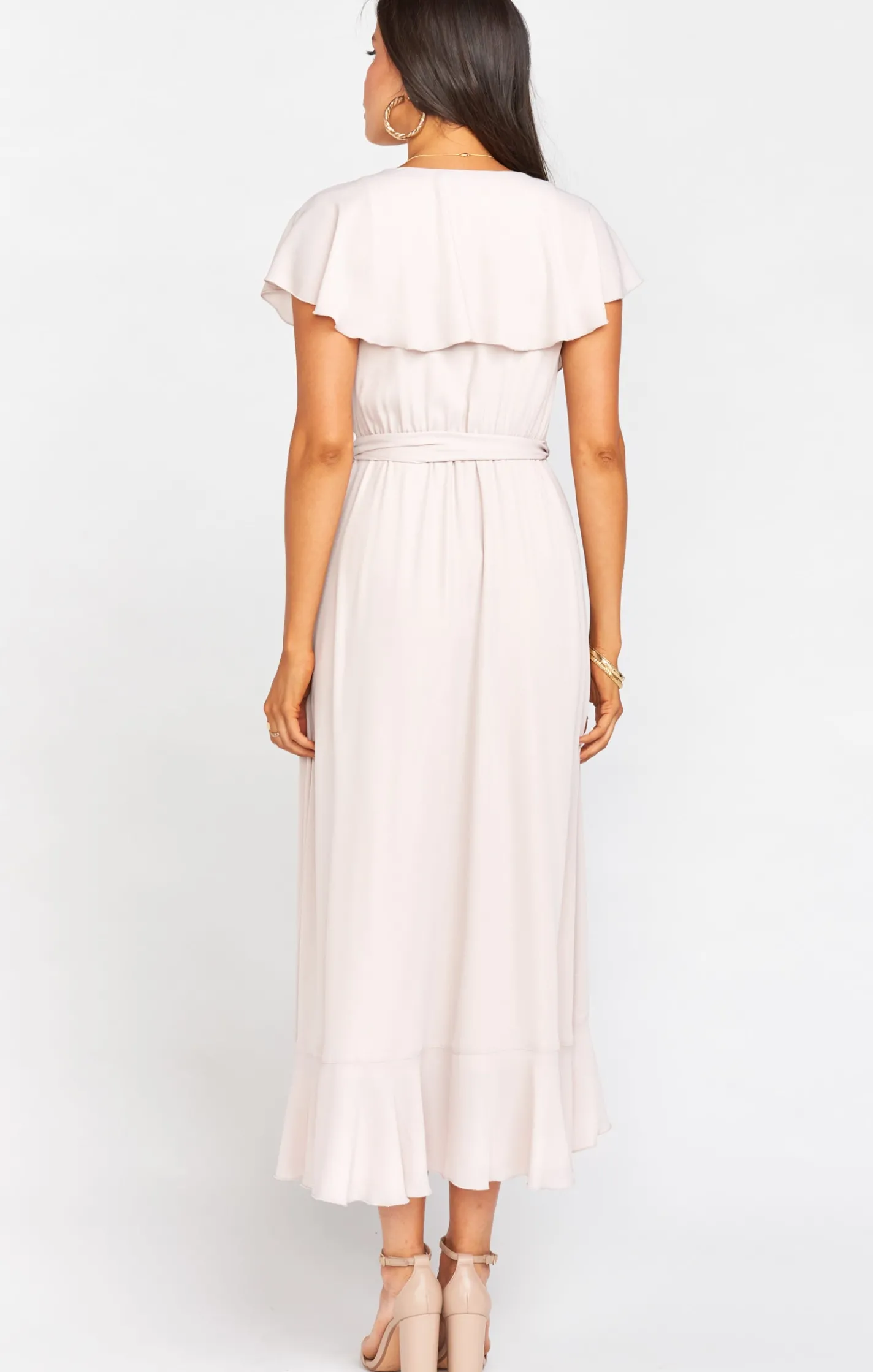 Show Me Your Mumu Jess Ruffle Midi Dress