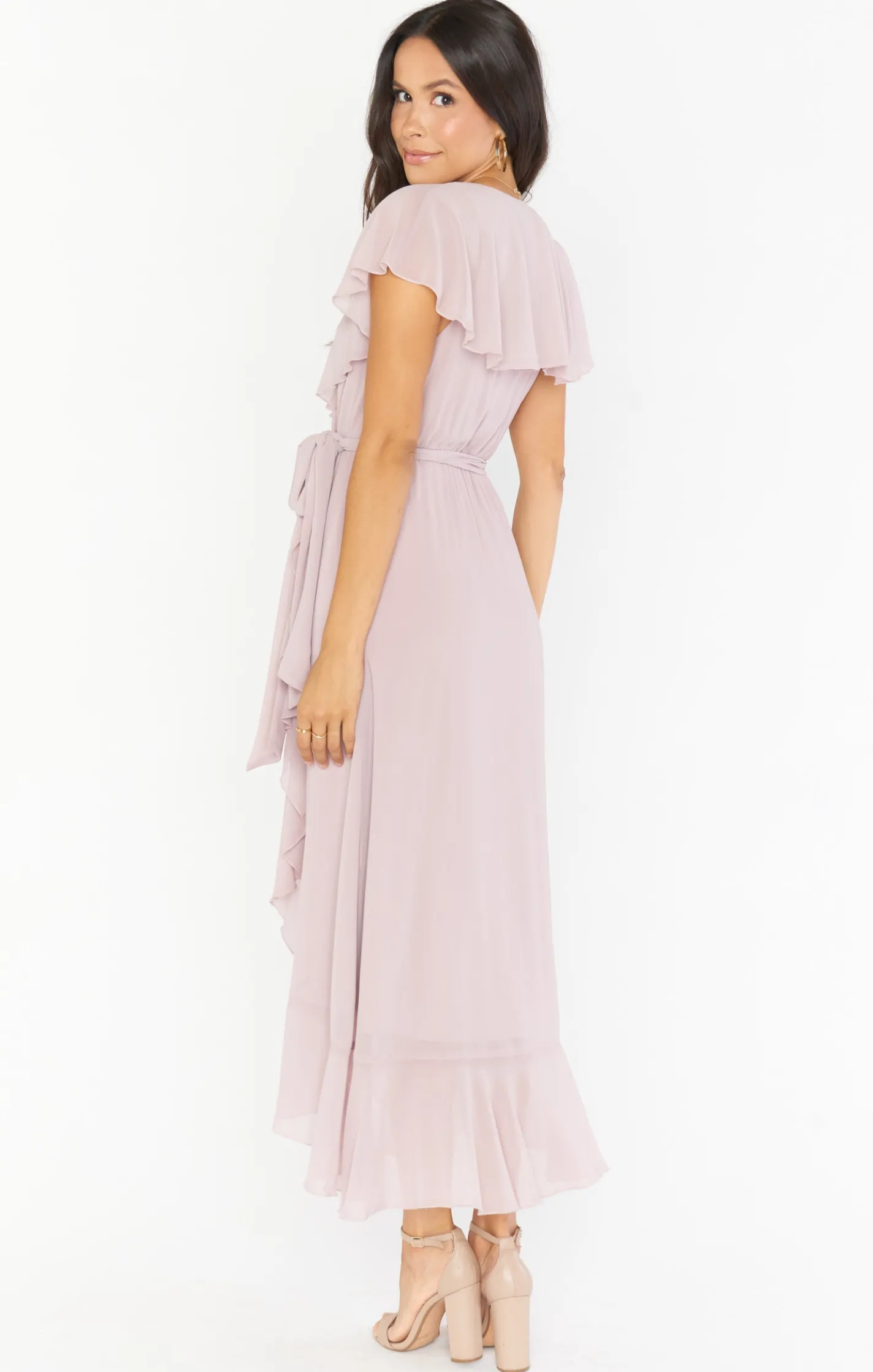 Show Me Your Mumu Jess Ruffle Midi Dress