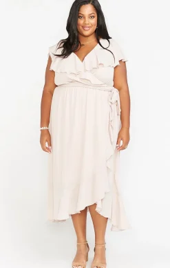 Kids Show Me Your Mumu Jess Ruffle Midi Dress