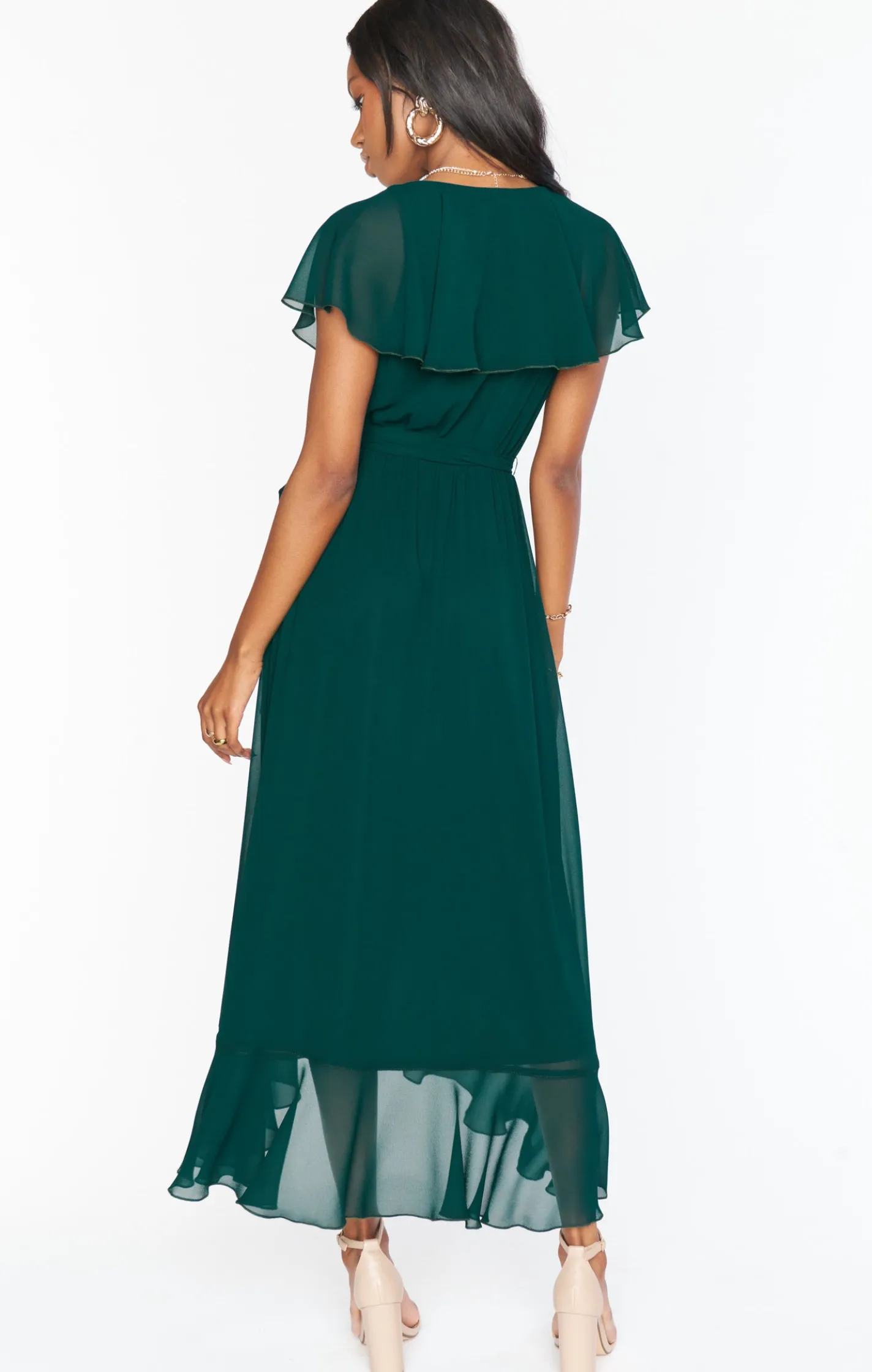 Show Me Your Mumu Jess Ruffle Midi Dress