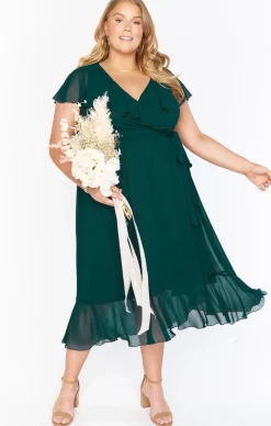 Show Me Your Mumu Jess Ruffle Midi Dress