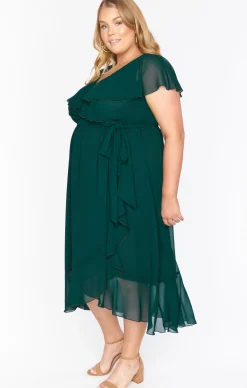 Show Me Your Mumu Jess Ruffle Midi Dress