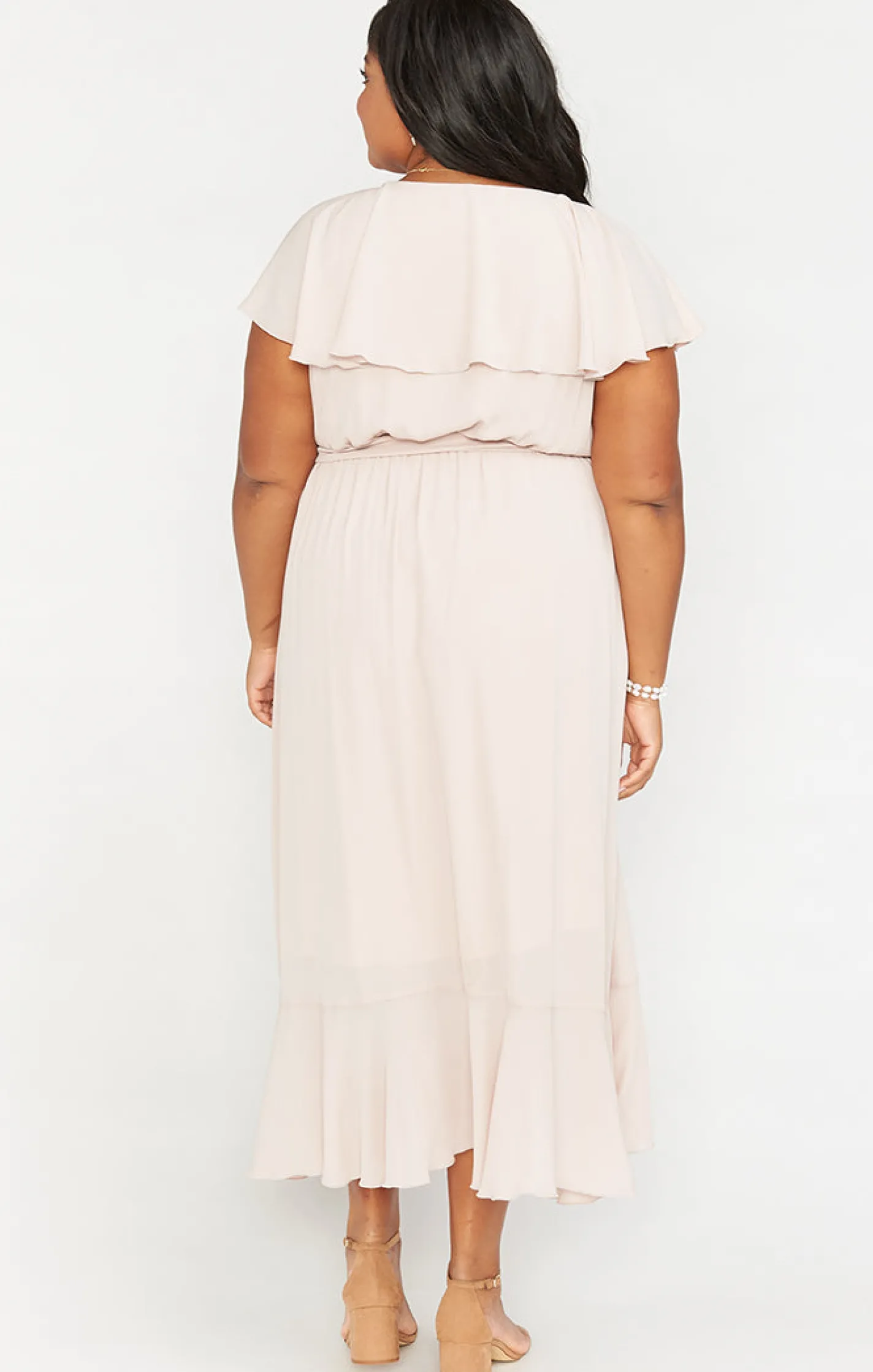Show Me Your Mumu Jess Ruffle Midi Dress