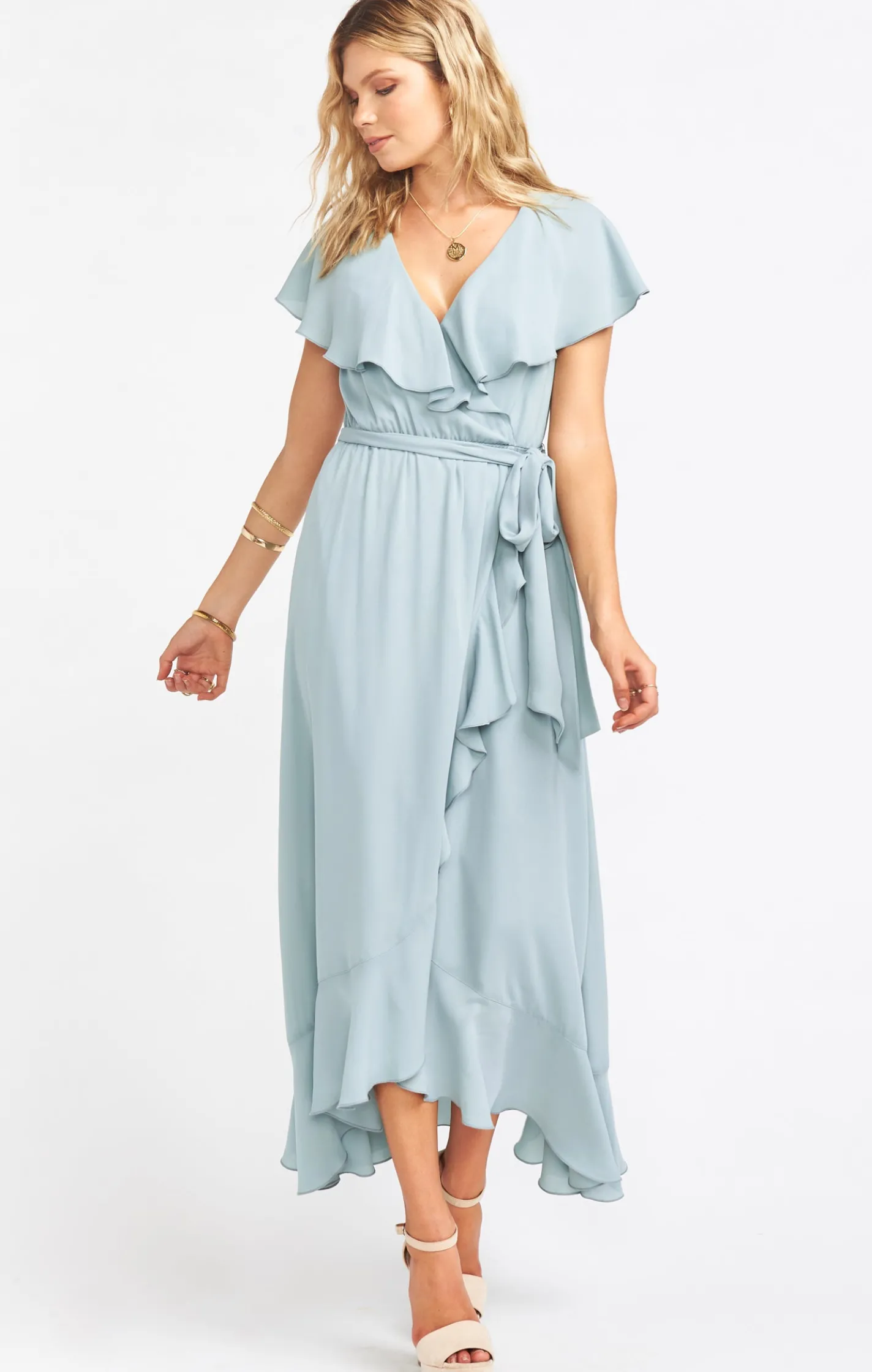 Show Me Your Mumu Jess Ruffle Midi Dress
