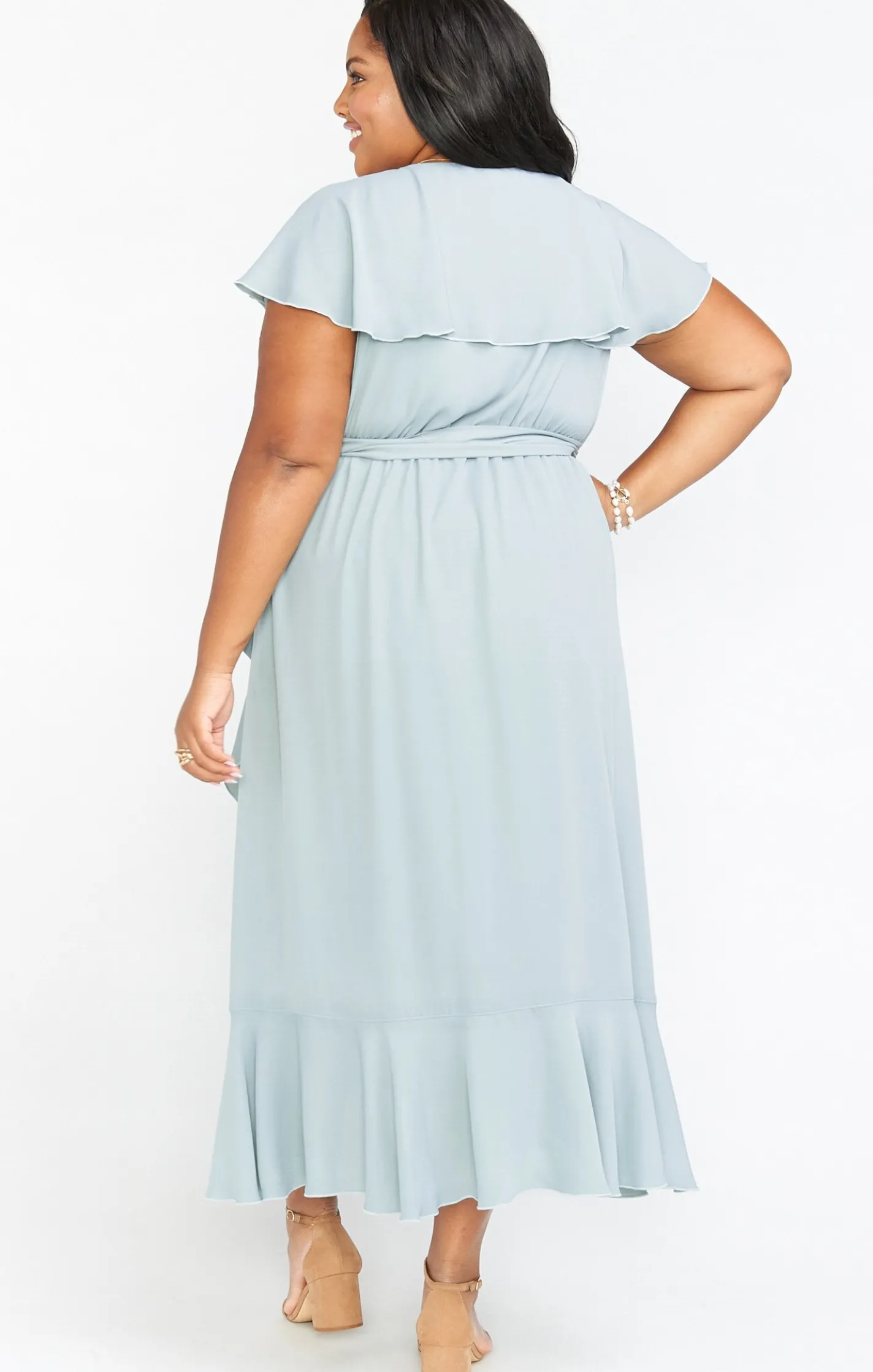 Show Me Your Mumu Jess Ruffle Midi Dress