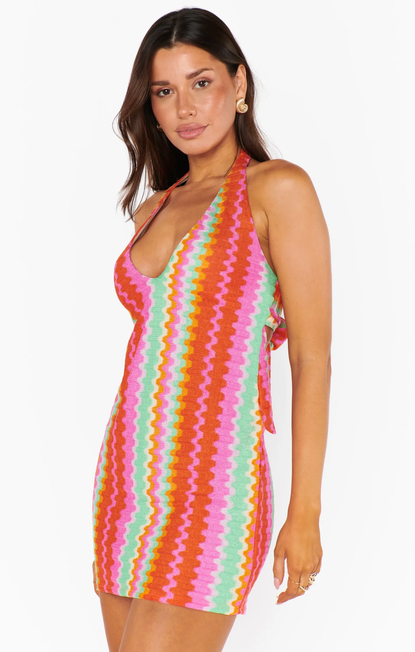 Show Me Your Mumu Kate Halter Mini Dress
