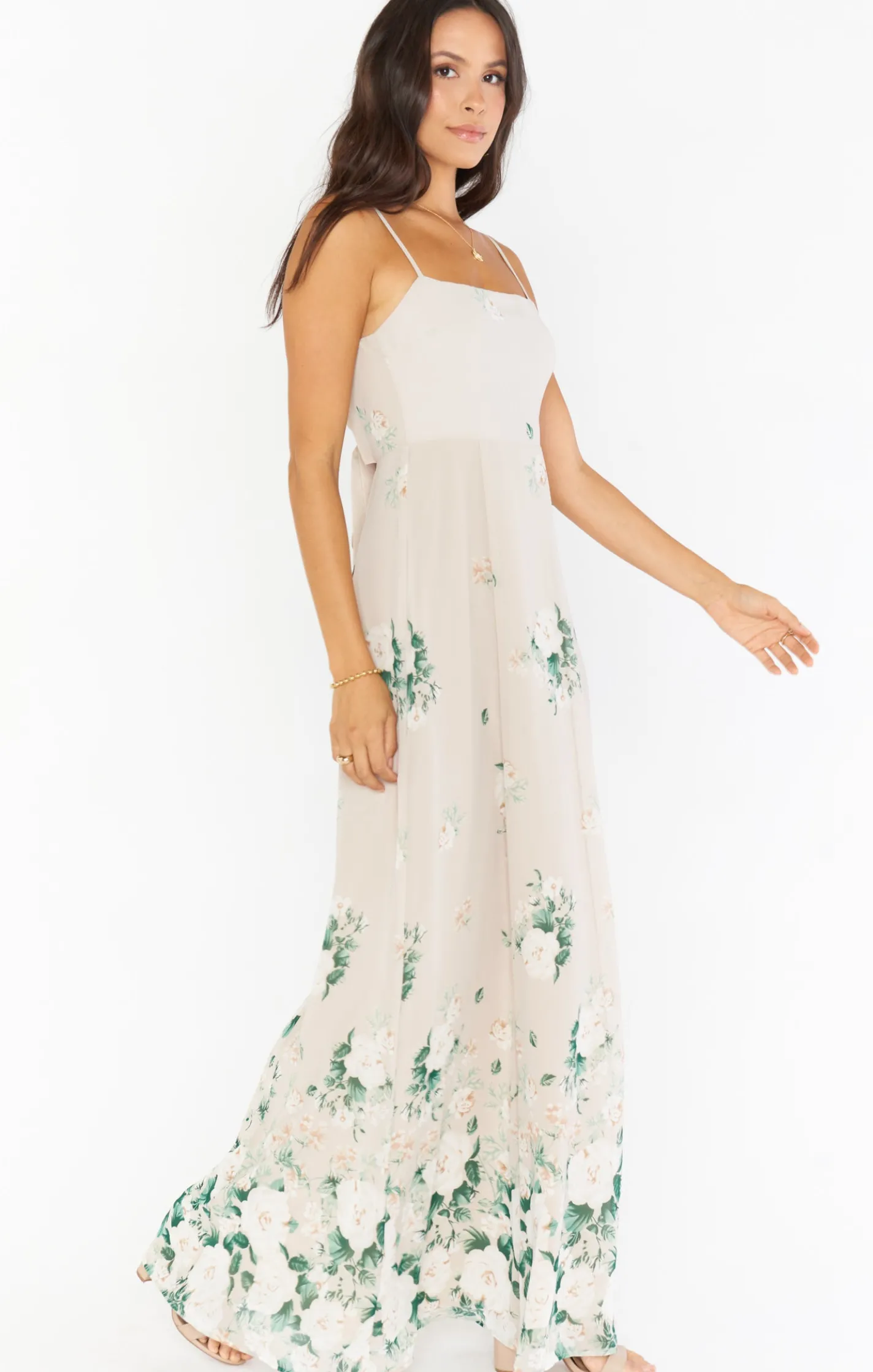 Show Me Your Mumu Lauren Tie Maxi Dress