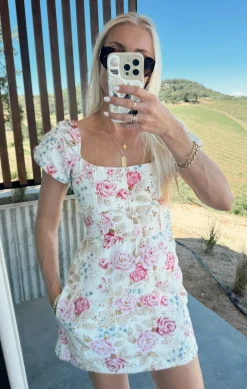 Show Me Your Mumu London Lace Up Dress